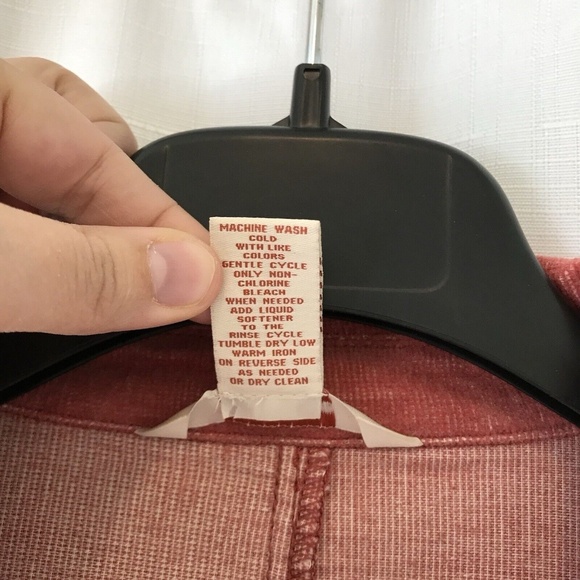 Sundance Women's Corduroy Velvet Blazer Size 6p Jacket Pink Cotton - Picture 7 of 13